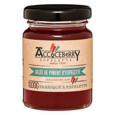 Gelee de Piment D'espelette maison Accoceberry