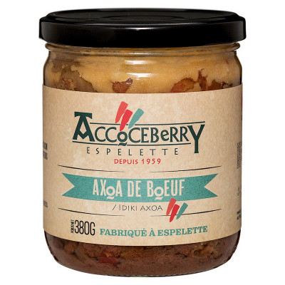 Axoa de boeuf maison Accoceberry