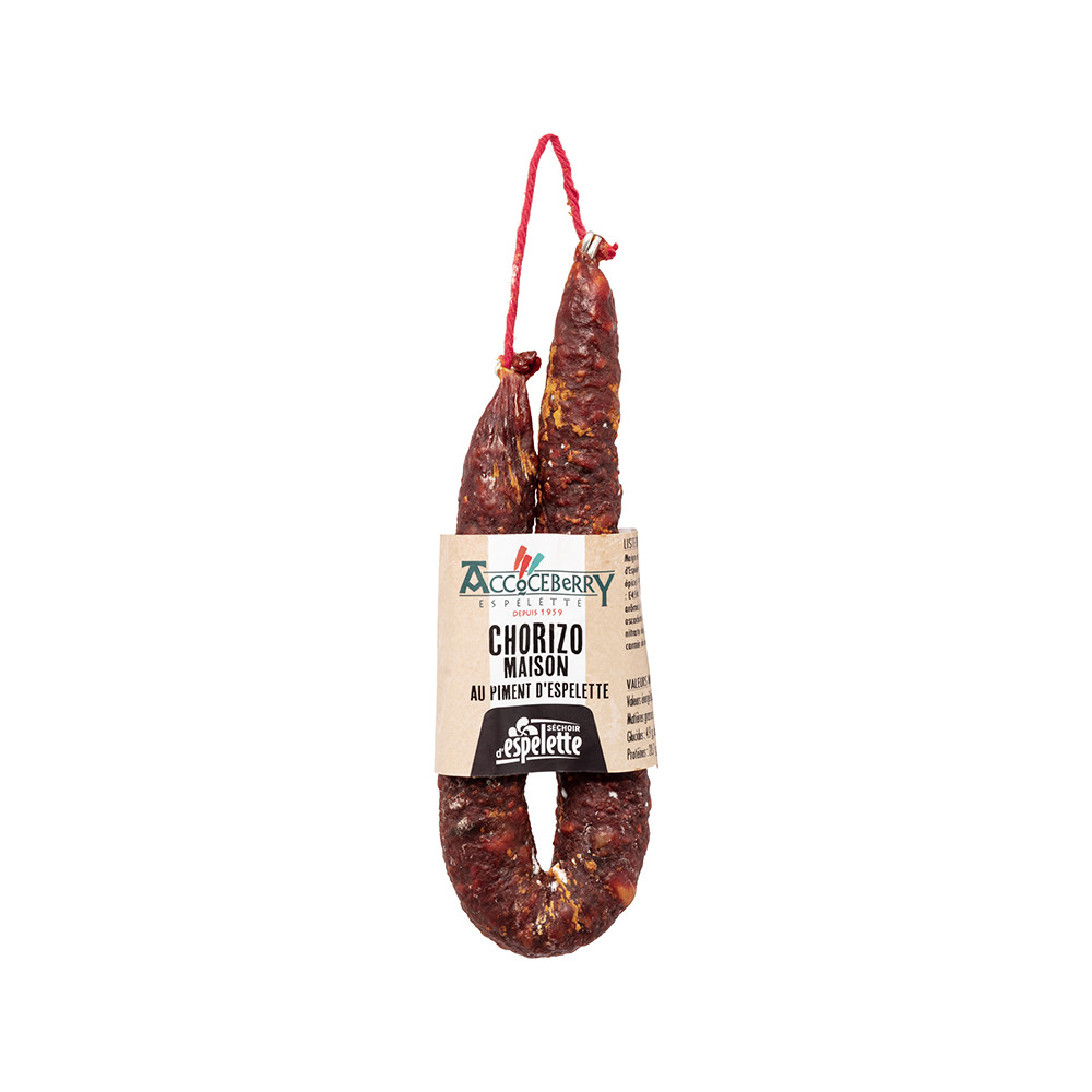 Chorizo maison Accoceberry façon fer à cheval
