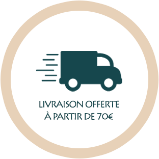 LIVRAISON OFFERTE À PARTIR DE 70€